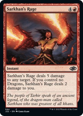 Sarkhan's Rage [Jumpstart 2022] | Jomio and Rueliete's Cards and Comics