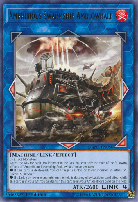 Amphibious Swarmship Amblowhale [DANE-EN050] Rare | Jomio and Rueliete's Cards and Comics