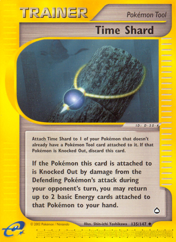 Time Shard (135/147) [Aquapolis] | Jomio and Rueliete's Cards and Comics