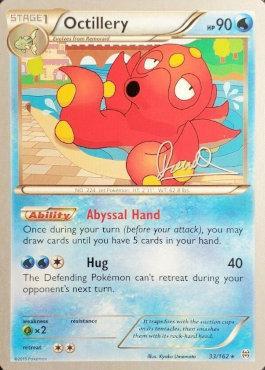Octillery (33/162) (Infinite Force - Diego Cassiraga) [World Championships 2017] | Jomio and Rueliete's Cards and Comics