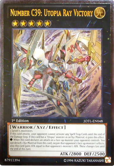 Number C39: Utopia Ray Victory (UTR) [JOTL-EN048] Ultimate Rare | Jomio and Rueliete's Cards and Comics
