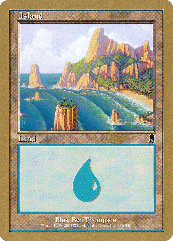 Island (shh336a) (Sim Han How) [World Championship Decks 2002] | Jomio and Rueliete's Cards and Comics