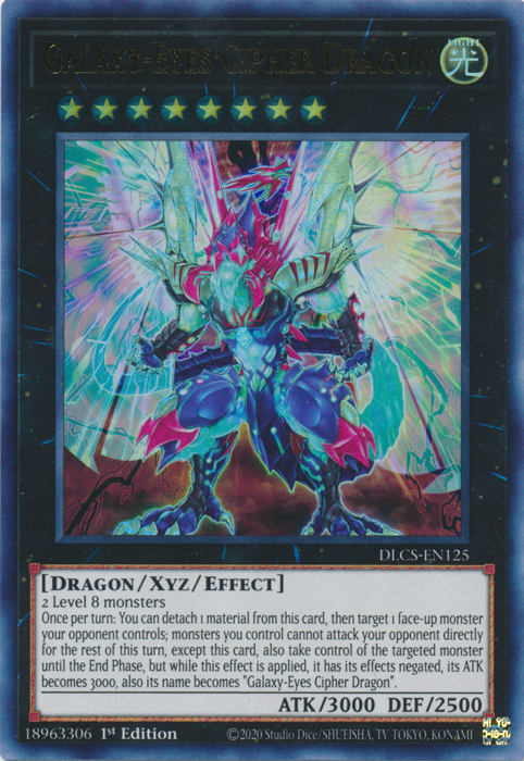 Galaxy-Eyes Cipher Dragon [DLCS-EN125] Ultra Rare | Jomio and Rueliete's Cards and Comics
