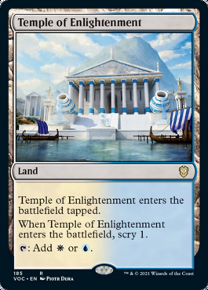 Temple of Enlightenment [Innistrad: Crimson Vow Commander] | Jomio and Rueliete's Cards and Comics