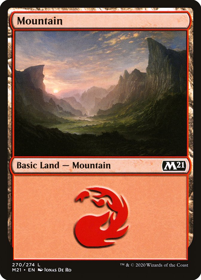 Mountain (270) [Core Set 2021] | Jomio and Rueliete's Cards and Comics