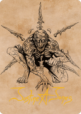 Bhaal, Lord of Murder Art Card (Gold-Stamped Signature) [Commander Legends: Battle for Baldur's Gate Art Series] | Jomio and Rueliete's Cards and Comics