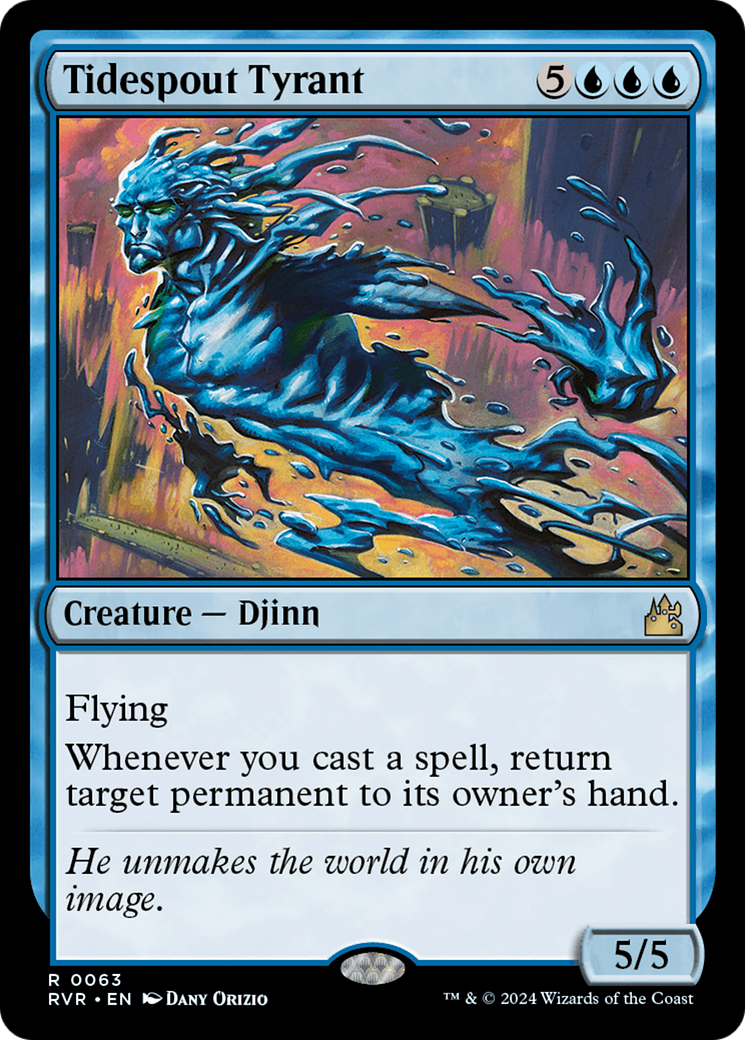 Tidespout Tyrant [Ravnica Remastered] | Jomio and Rueliete's Cards and Comics