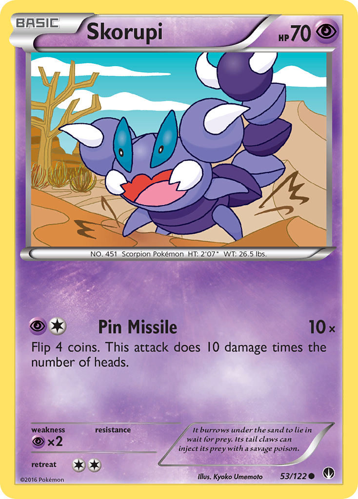 Skorupi (53/122) [XY: BREAKpoint] | Jomio and Rueliete's Cards and Comics