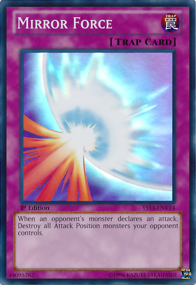 Mirror Force [YS13-ENV14] Super Rare | Jomio and Rueliete's Cards and Comics