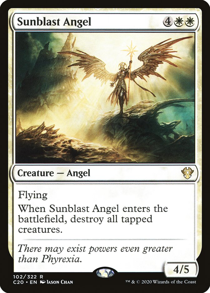 Sunblast Angel [Commander 2020] | Jomio and Rueliete's Cards and Comics