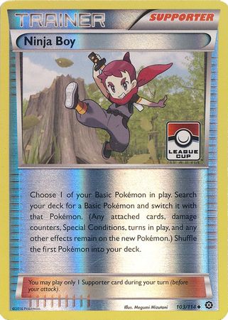 Ninja Boy (103/114) (League Promo) [XY: Steam Siege] | Jomio and Rueliete's Cards and Comics