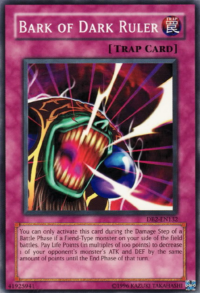 Bark of Dark Ruler [DB2-EN132] Common | Jomio and Rueliete's Cards and Comics