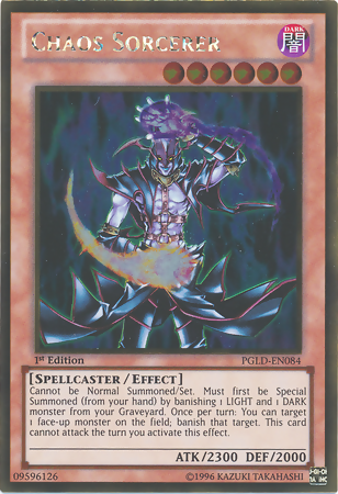Chaos Sorcerer [PGLD-EN084] Gold Rare | Jomio and Rueliete's Cards and Comics