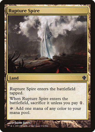 Rupture Spire [Commander 2013] | Jomio and Rueliete's Cards and Comics