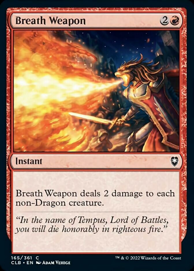 Breath Weapon [Commander Legends: Battle for Baldur's Gate] | Jomio and Rueliete's Cards and Comics