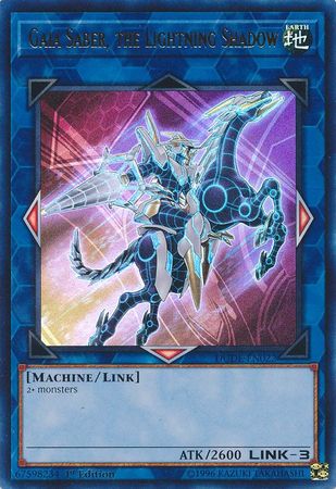 Gaia Saber, the Lightning Shadow [DUDE-EN022] Ultra Rare | Jomio and Rueliete's Cards and Comics