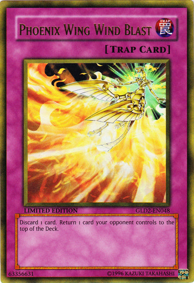 Phoenix Wing Wind Blast [GLD2-EN048] Ultra Rare | Jomio and Rueliete's Cards and Comics