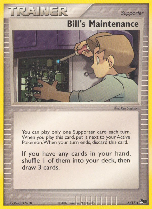 Bill's Maintenance (6/17) [POP Series 5] | Jomio and Rueliete's Cards and Comics