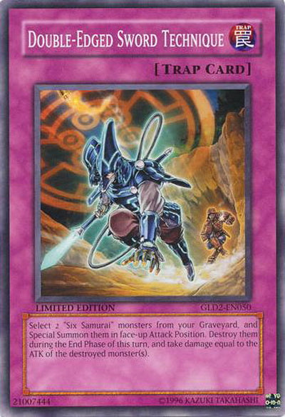 Double-Edged Sword Technique [GLD2-EN050] Common | Jomio and Rueliete's Cards and Comics