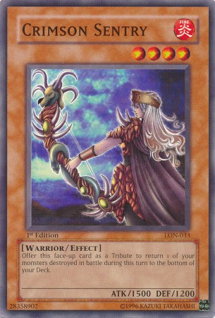 Crimson Sentry [LON-033] Common | Jomio and Rueliete's Cards and Comics