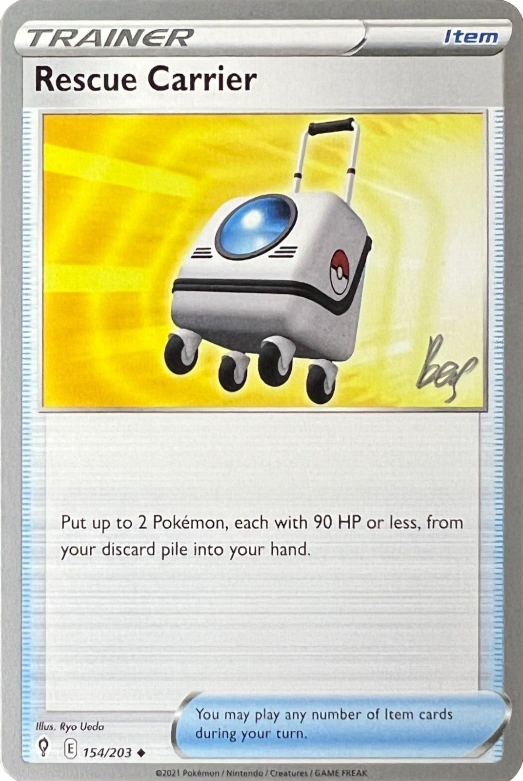 Rescue Carrier (154/203) (Cheryl Again - Sebastian Lashmet) [World Championships 2022] | Jomio and Rueliete's Cards and Comics