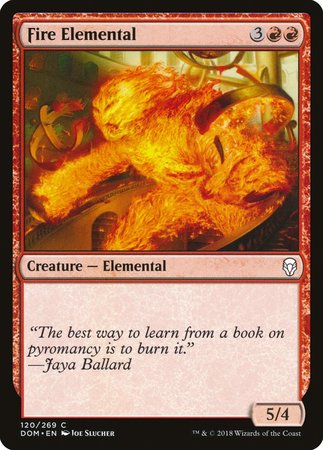 Fire Elemental [Dominaria] | Jomio and Rueliete's Cards and Comics