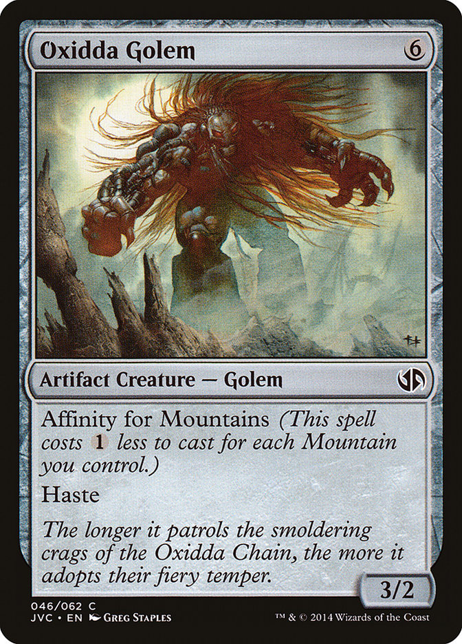 Oxidda Golem [Duel Decks Anthology] | Jomio and Rueliete's Cards and Comics