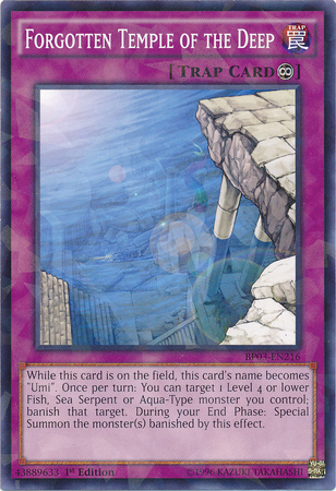 Forgotten Temple of the Deep (Shatterfoil) [BP03-EN216] Common | Jomio and Rueliete's Cards and Comics