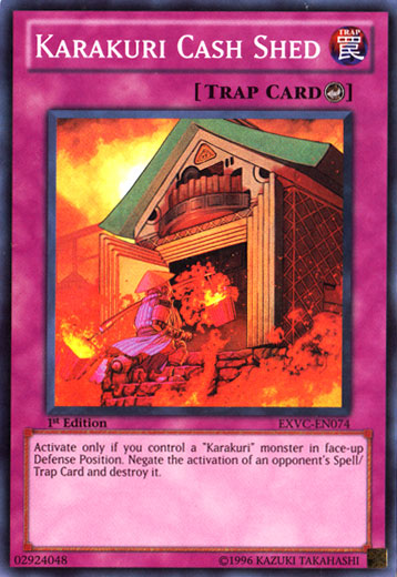 Karakuri Cash Shed [EXVC-EN074] Super Rare | Jomio and Rueliete's Cards and Comics