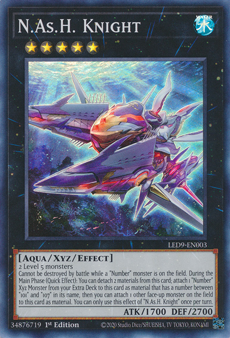 N.As.H. Knight [LED9-EN003] Super Rare | Jomio and Rueliete's Cards and Comics