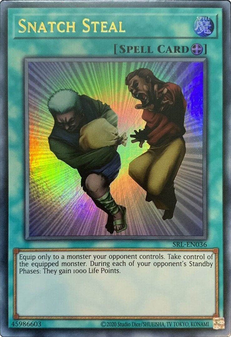 Snatch Steal (25th Anniversary) [SRL-EN036] Ultra Rare | Jomio and Rueliete's Cards and Comics