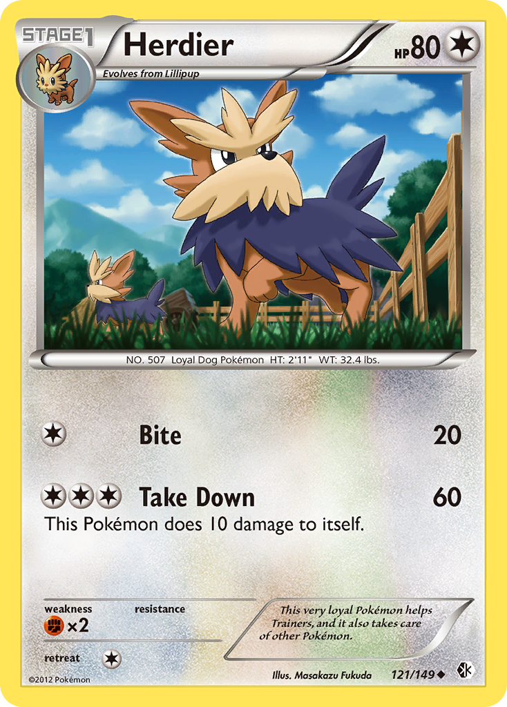 Herdier (121/149) [Black & White: Boundaries Crossed] | Jomio and Rueliete's Cards and Comics
