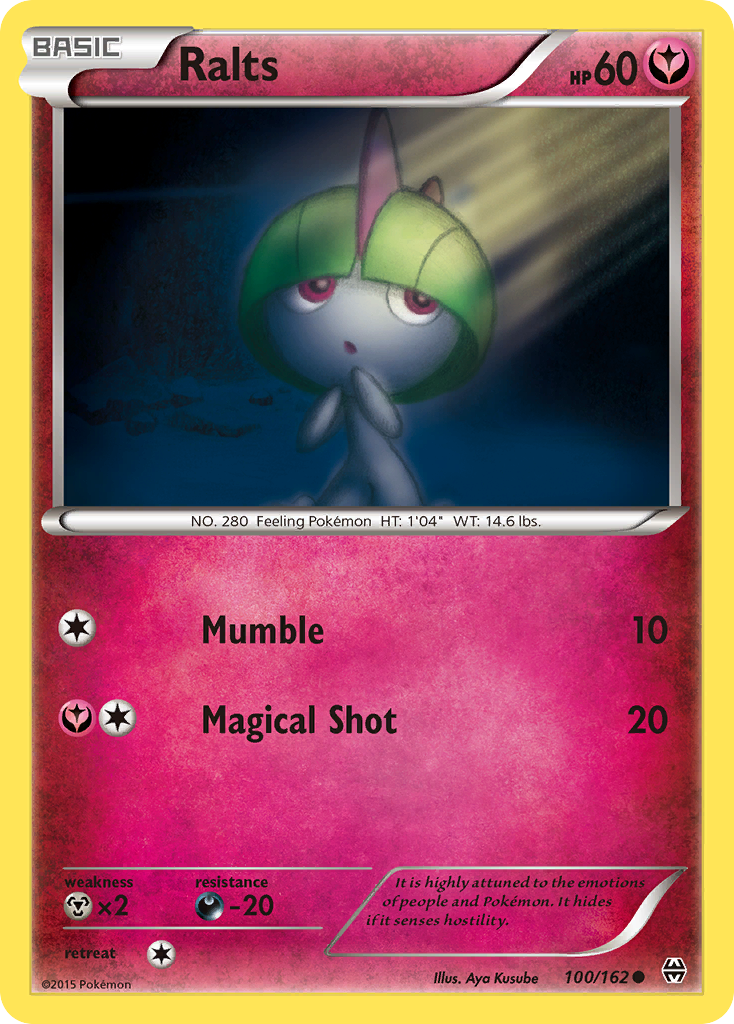 Ralts (100/162) [XY: BREAKthrough] | Jomio and Rueliete's Cards and Comics