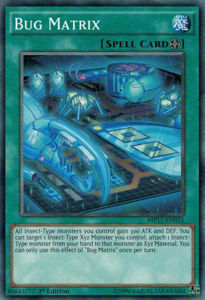 Bug Matrix [MP17-EN033] Common | Jomio and Rueliete's Cards and Comics