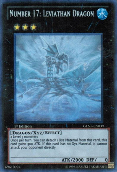 Number 17: Leviathan Dragon [GENF-EN039] Ghost Rare | Jomio and Rueliete's Cards and Comics