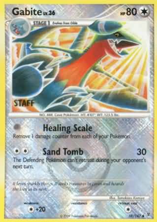 Gabite (59/147) (Championship Promo Staff) [Platinum: Supreme Victors] | Jomio and Rueliete's Cards and Comics