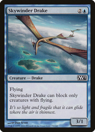 Skywinder Drake [Magic 2012] | Jomio and Rueliete's Cards and Comics