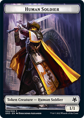 Zombie // Human Soldier Double-Sided Token [Game Night: Free-for-All Tokens] | Jomio and Rueliete's Cards and Comics