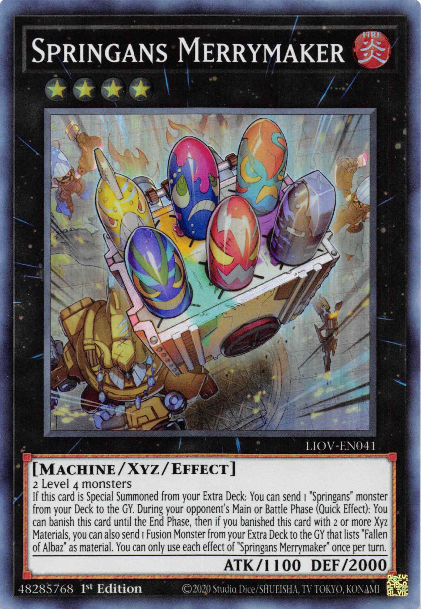 Springans Merrymaker [LIOV-EN041] Super Rare | Jomio and Rueliete's Cards and Comics