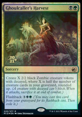Ghoulcaller's Harvest [Innistrad: Midnight Hunt Prerelease Promos] | Jomio and Rueliete's Cards and Comics