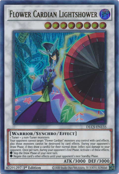 Flower Cardian Lightshower [DLCS-EN135] Ultra Rare | Jomio and Rueliete's Cards and Comics