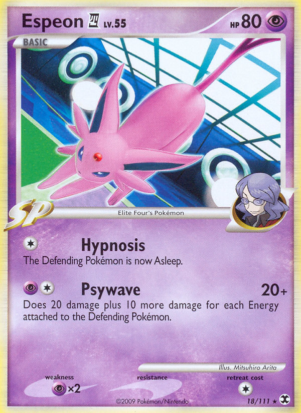 Espeon (18/111) [Platinum: Rising Rivals] | Jomio and Rueliete's Cards and Comics