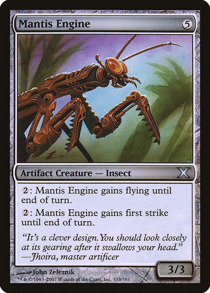 Mantis Engine (Premium Foil) [Tenth Edition] | Jomio and Rueliete's Cards and Comics