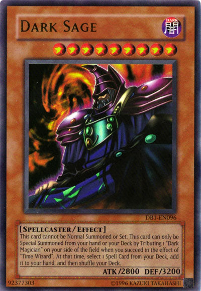 Dark Sage [DB1-EN096] Ultra Rare | Jomio and Rueliete's Cards and Comics
