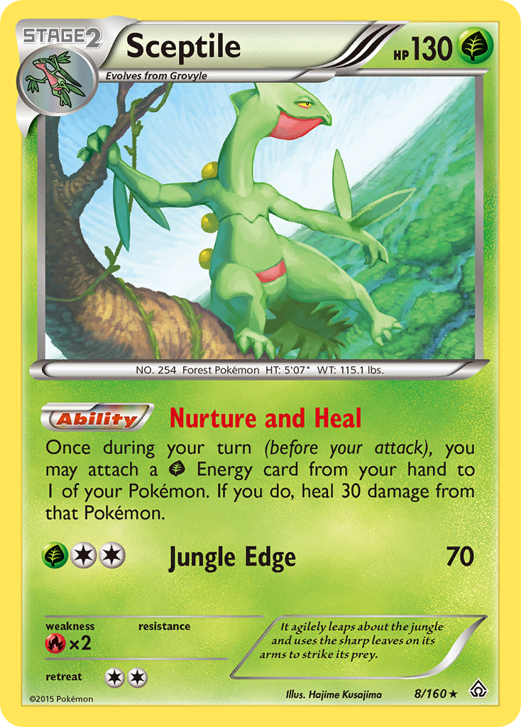 Sceptile (8/160) [XY: Primal Clash] | Jomio and Rueliete's Cards and Comics