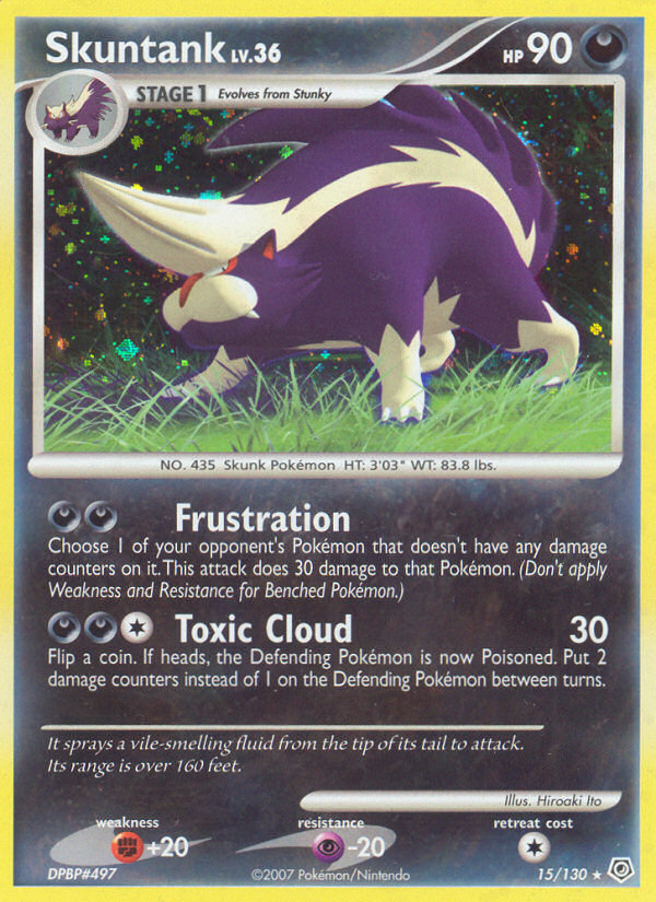 Skuntank (15/130) [Diamond & Pearl: Base Set] | Jomio and Rueliete's Cards and Comics