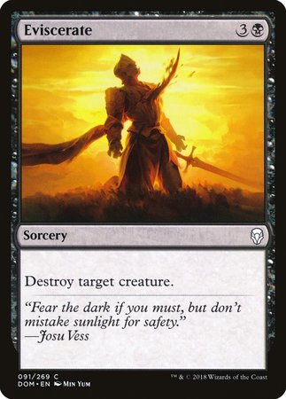 Eviscerate [Dominaria] | Jomio and Rueliete's Cards and Comics