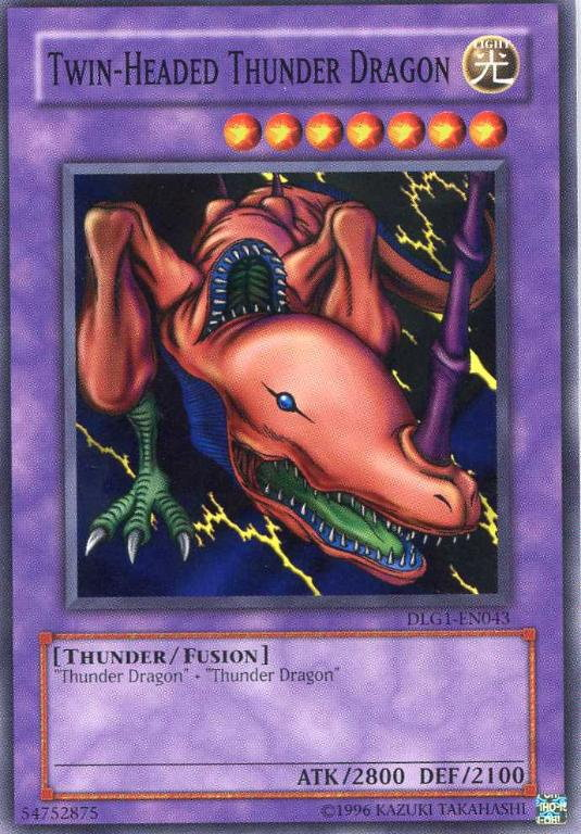 Twin-Headed Thunder Dragon [DLG1-EN043] Common | Jomio and Rueliete's Cards and Comics