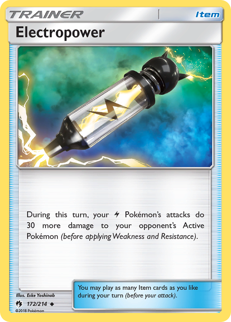 Electropower (172/214) [Sun & Moon: Lost Thunder] | Jomio and Rueliete's Cards and Comics