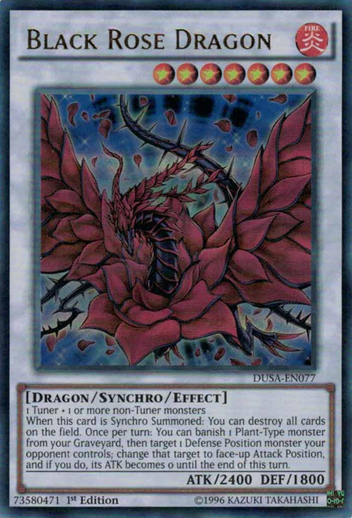 Black Rose Dragon [DUSA-EN077] Ultra Rare | Jomio and Rueliete's Cards and Comics